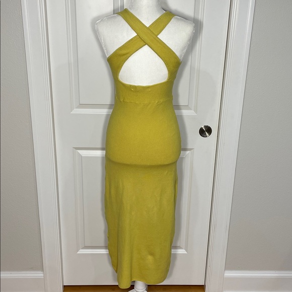 Free People Beach Coronado Maxi Dress Small Sleeveless Ribbed Crisscross Back - Picture 8 of 16